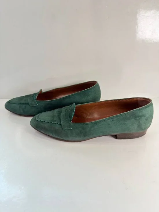 Prada Milano Vintage Suede Ballet Flats – EU 36.5 / US 6.5 - Picture 9 of 14